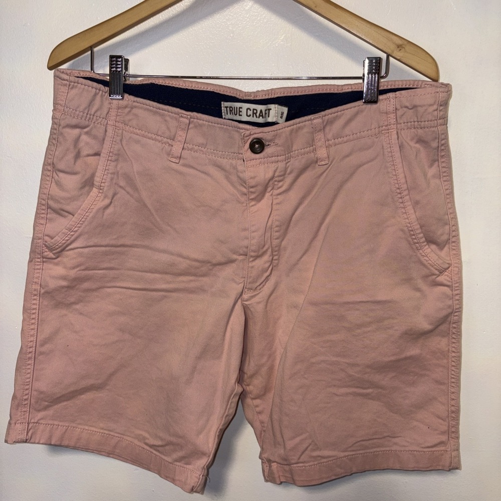 Men's True Craft Shorts Size 36, Comfort Waistband‎ pink